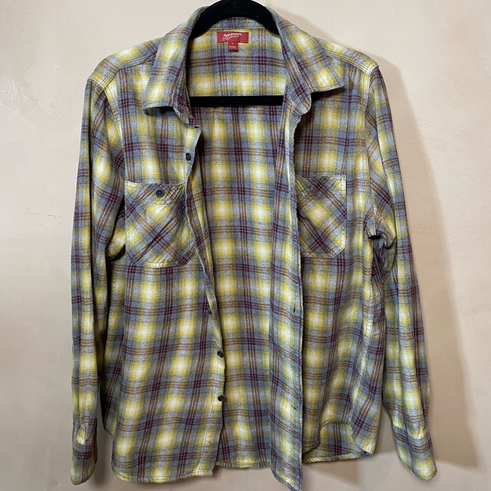Olive Green Flannel